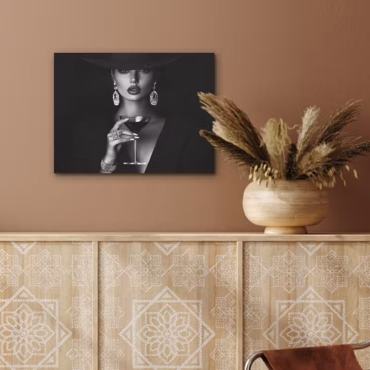 Vrouw - Cocktail - Chic PET vilt klein -sfeer4
