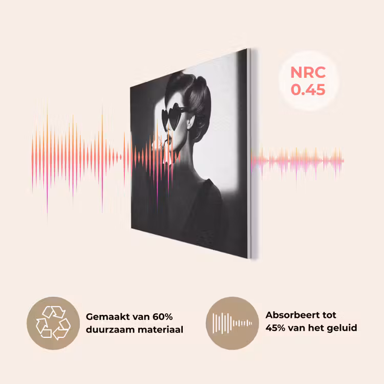 Vrouw - Zwart - Hart PET vilt klein -USP_NL
