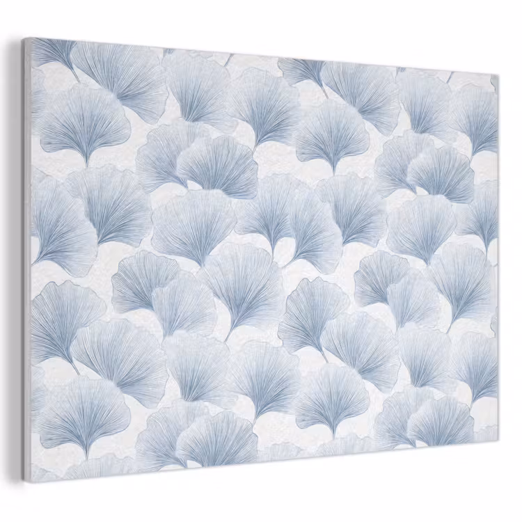 Waaier - Modern - Blauw PET vilt klein 837 -3d