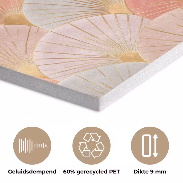Waaiers - Goud - Roze PET vilt klein 837 -closeup_NL