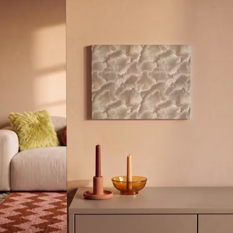 Waaierstructuren - Beige - Vezeltextuur PET vilt klein 837 -sfeer1