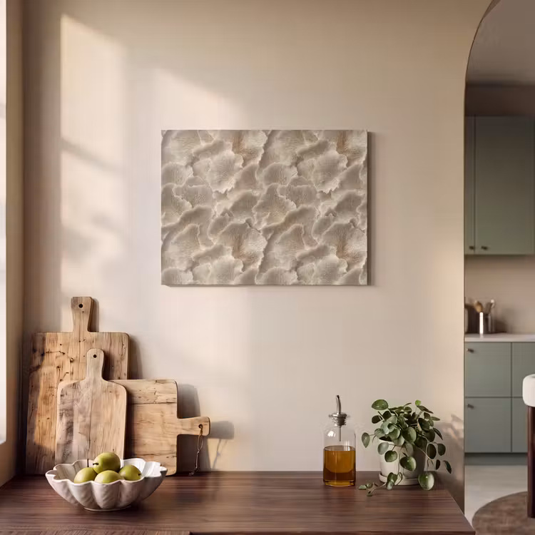 Waaierstructuren - Beige - Vezeltextuur PET vilt klein 837 -sfeer2