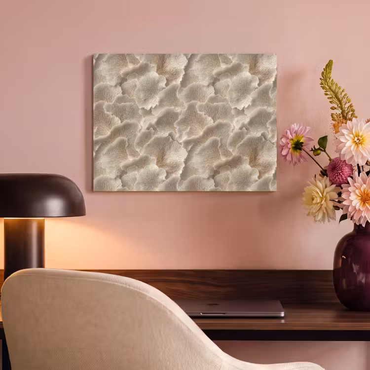 Waaierstructuren - Beige - Vezeltextuur PET vilt klein 837 -sfeer3