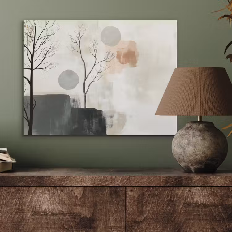 Wabi sabi - Beige - Plant PET vilt klein -sfeer2