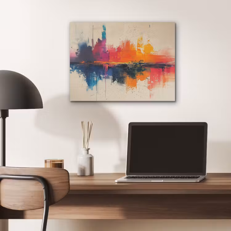 Watercolor - Kunst - Modern PET vilt klein -sfeer5