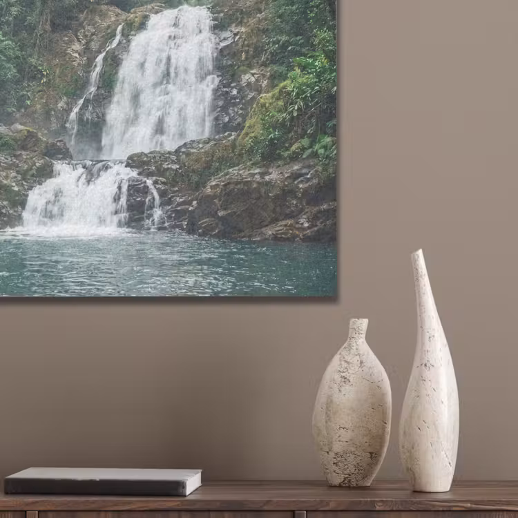 Waterfall - Forest - Nature - Greenkhgyguyg PET vilt klein -sfeer6_closeup