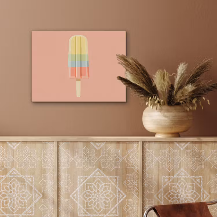 Waterijsje - Pasteltinten - Minimalistisch PET vilt klein -sfeer4