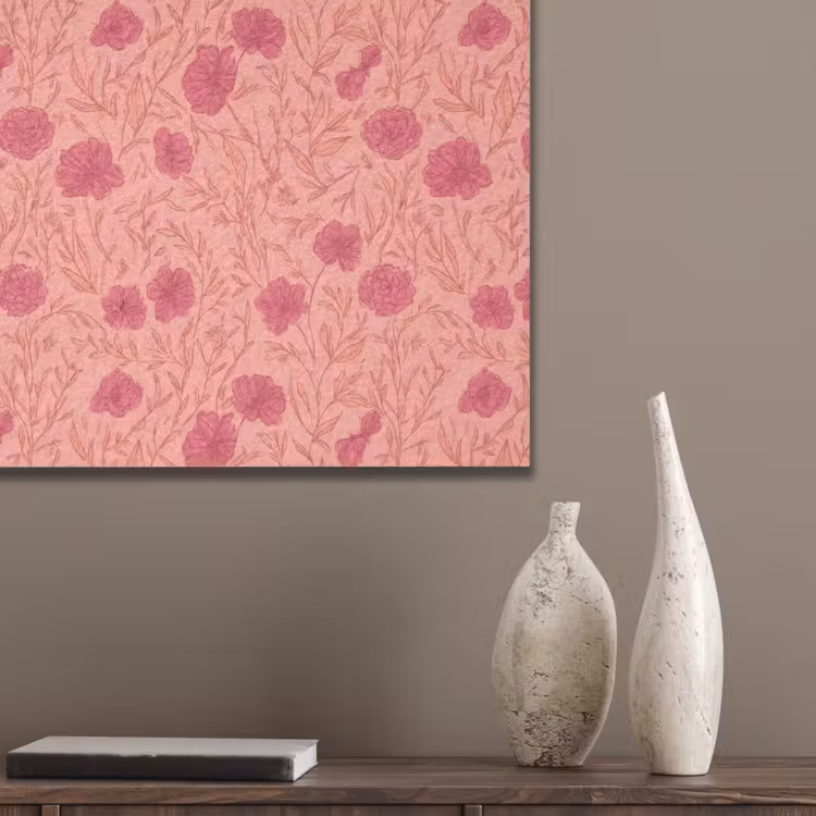 Weidebloemen - Romantisch - Roze PET vilt klein 837 -sfeer6_closeup