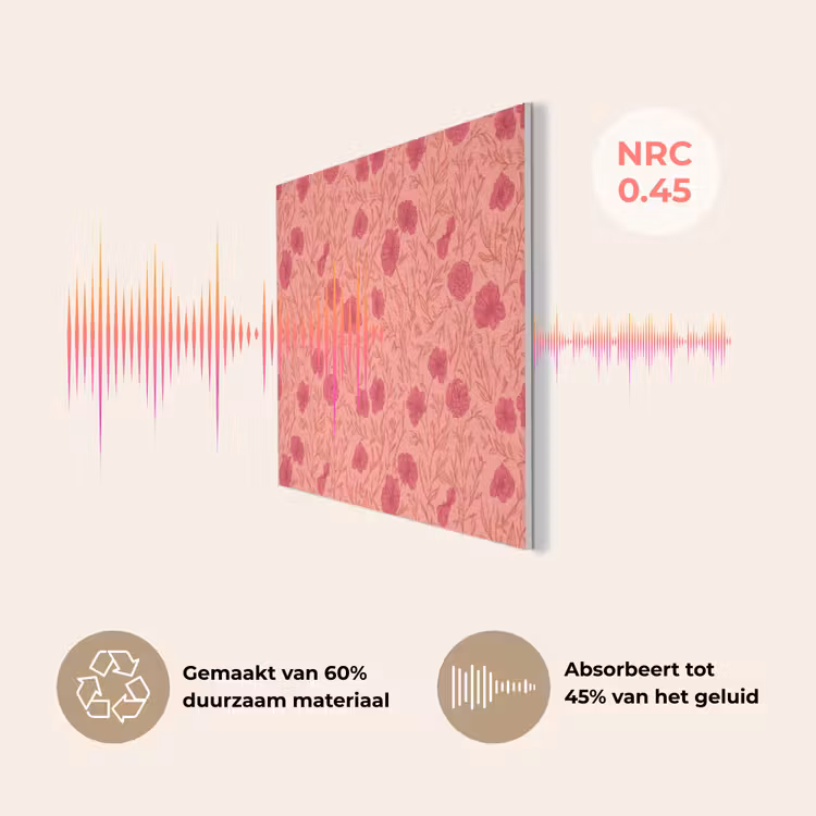 Weidebloemen - Romantisch - Roze PET vilt klein 837 -USP_NL