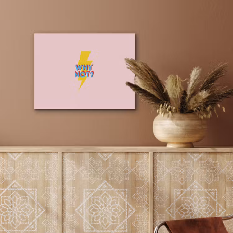 Why not - Bliksem - Roze PET vilt klein -sfeer4