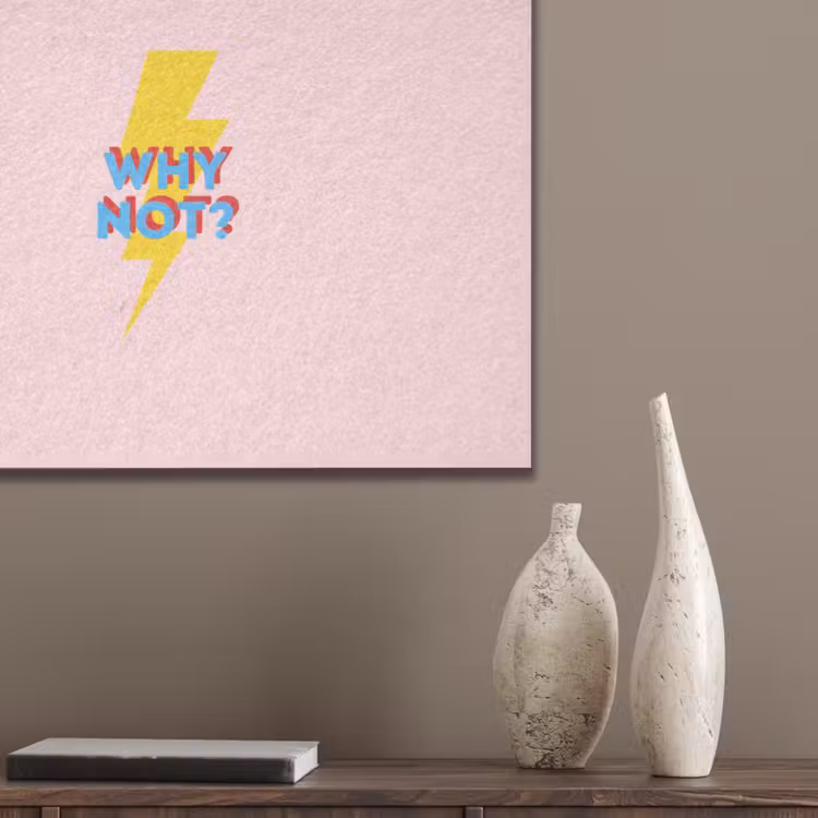 Why not - Bliksem - Roze PET vilt klein -sfeer6_closeup