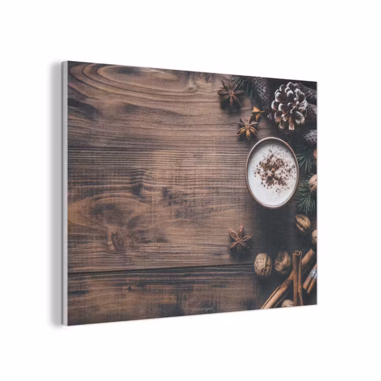Winter - Houtlook - Stilleven PET vilt klein -3d