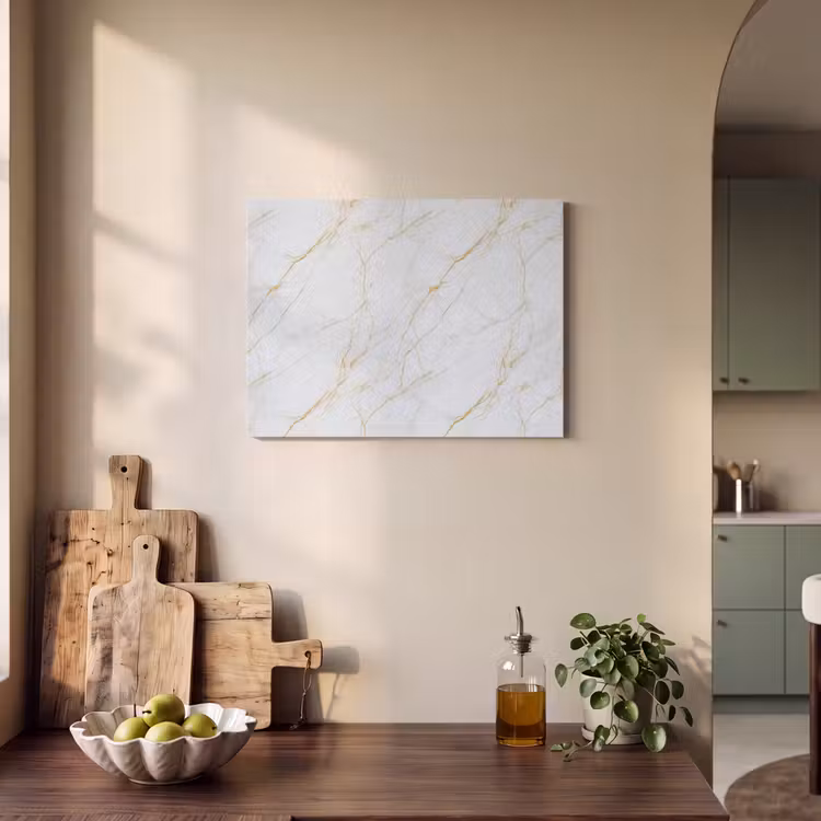 Wit - Marmer - Goud - Luxueus PET vilt klein 837 -sfeer2