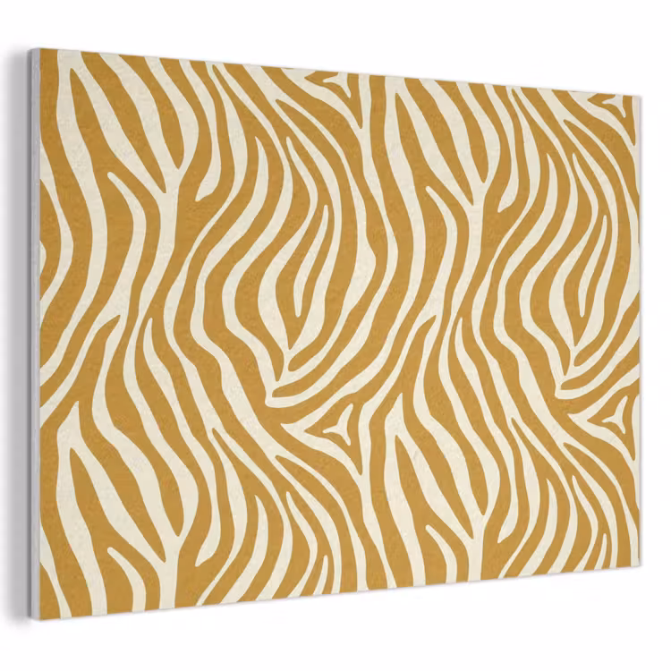 Zebra - Klassiek - Oker - Geel PET vilt klein 837 -3d