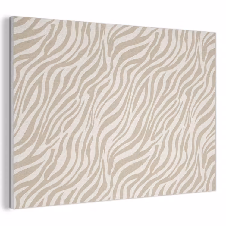 Zebra - Patroon - Beige PET vilt klein 837 -3d