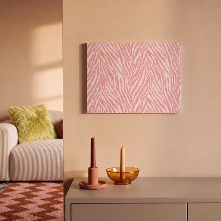 Zebra - Print - Roze PET vilt klein 837 -sfeer1