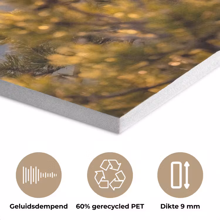 Zeearend - Boom - Bergen - Groen PET vilt klein -closeup_NL