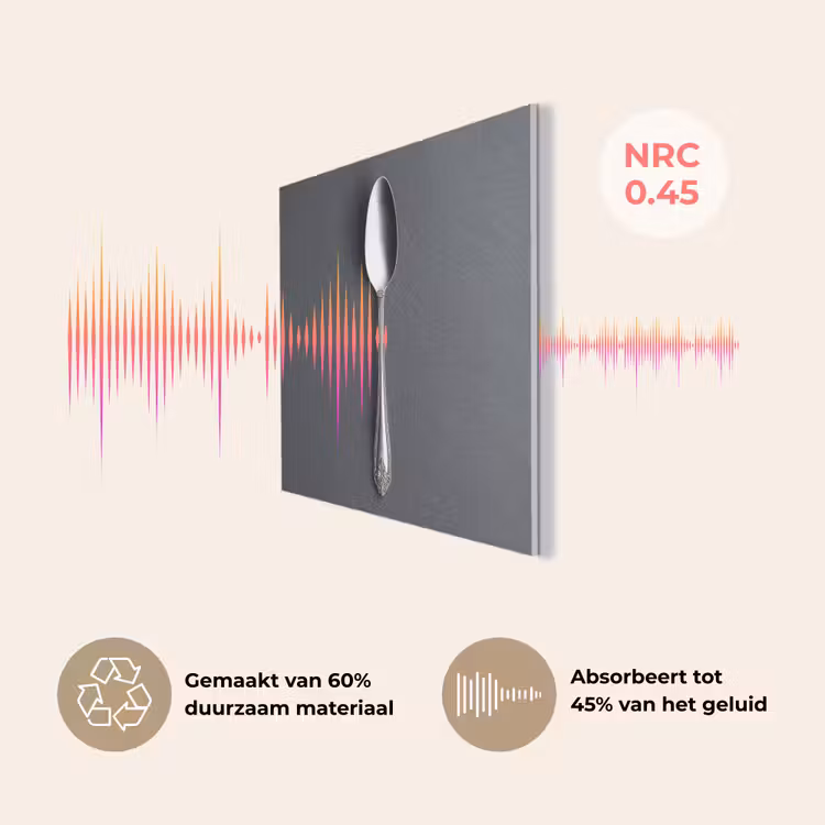 Zilver - Metaal - Lepel PET vilt klein -USP_NL