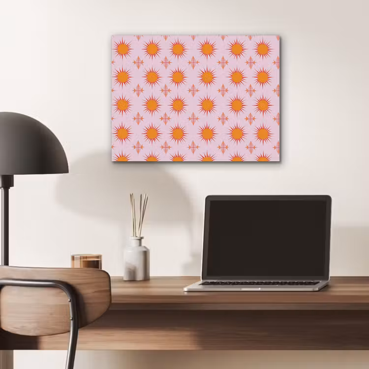 Zon - Patroon - Roze PET vilt klein 837 -sfeer5