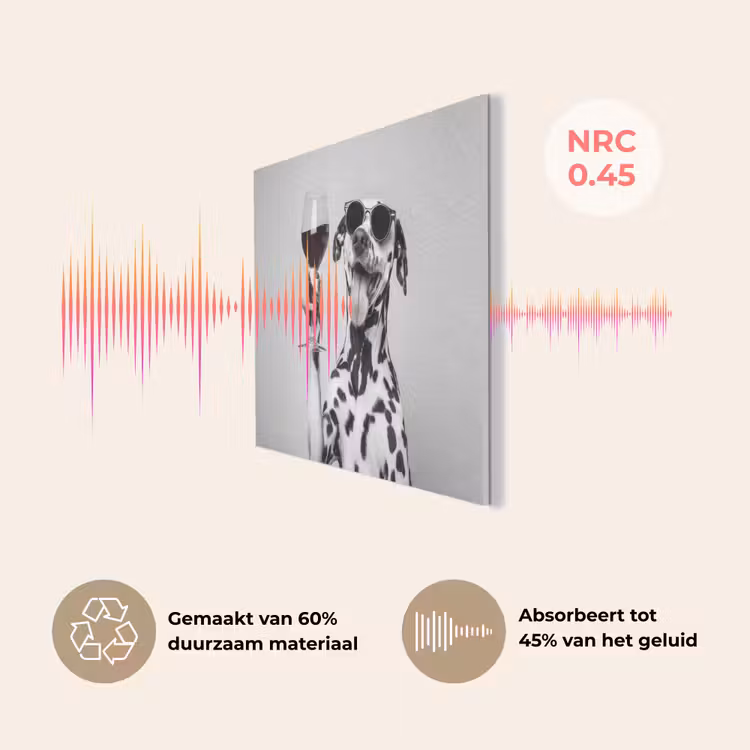Zonnebril - Dalmatiër - Wijnglas - Tong PET vilt klein -USP_NL
