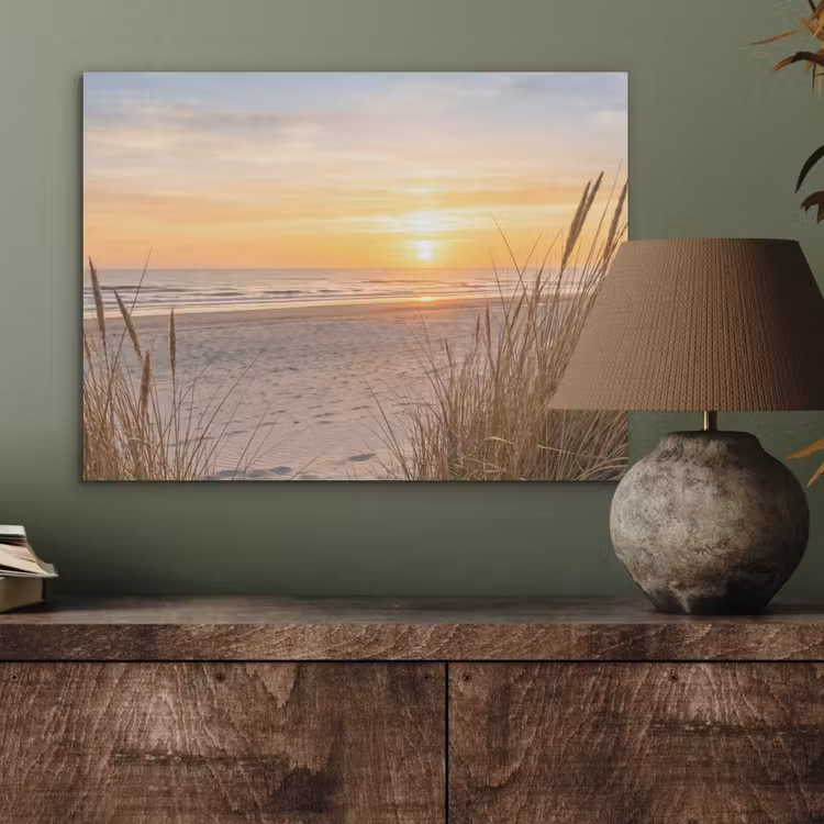 Zonsondergang - Duinen - Zee PET vilt klein -sfeer2