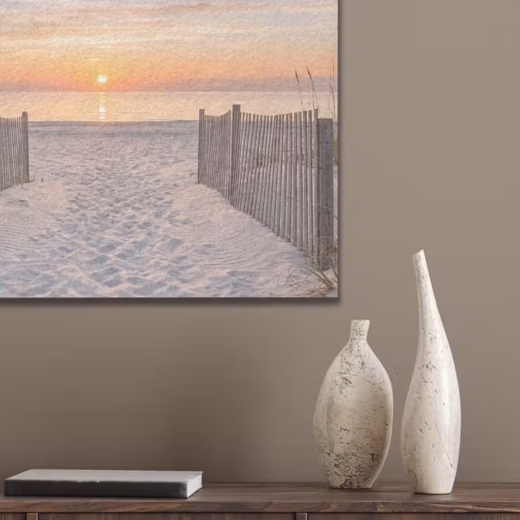 Zonsondergang - Strand - Zand PET vilt klein -sfeer6_closeup