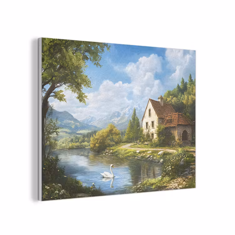 Zwaan - Bomen - Rust PET vilt klein -3d