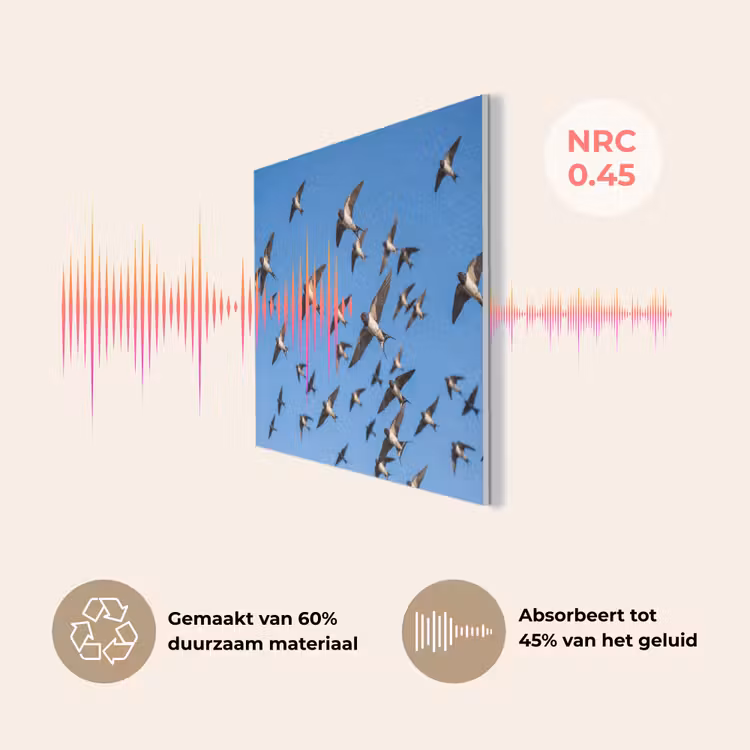 Zwaluwen - Vliegen - Blauw PET vilt klein -USP_NL
