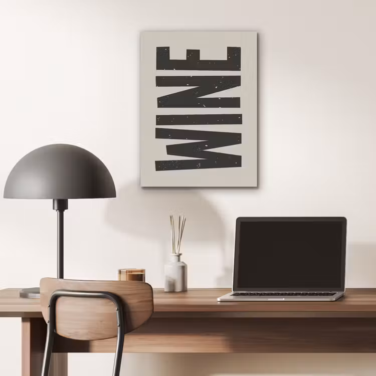 Zwart - Wijn - Decoratie - Vintage PET vilt klein -sfeer5