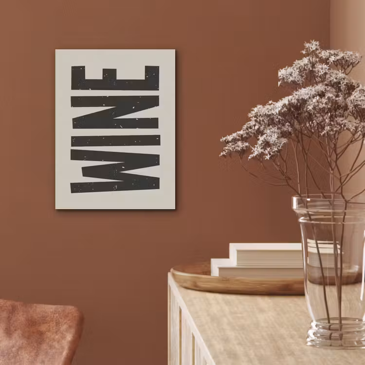 Zwart - Wijn - Decoratie - Vintage PET vilt klein -sfeer4