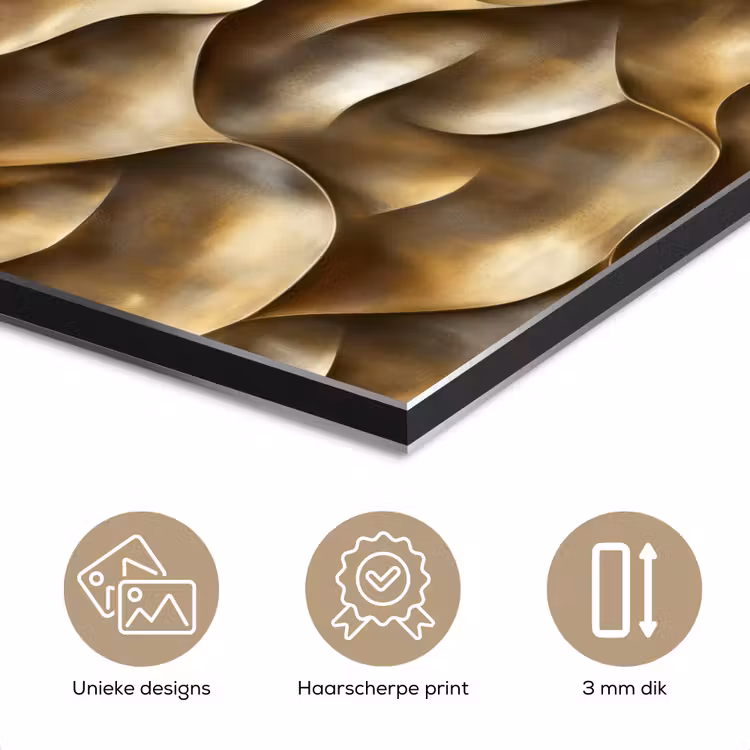 Abstract - Antiek - Goud aluminium wit klein 46 -closeup_NL