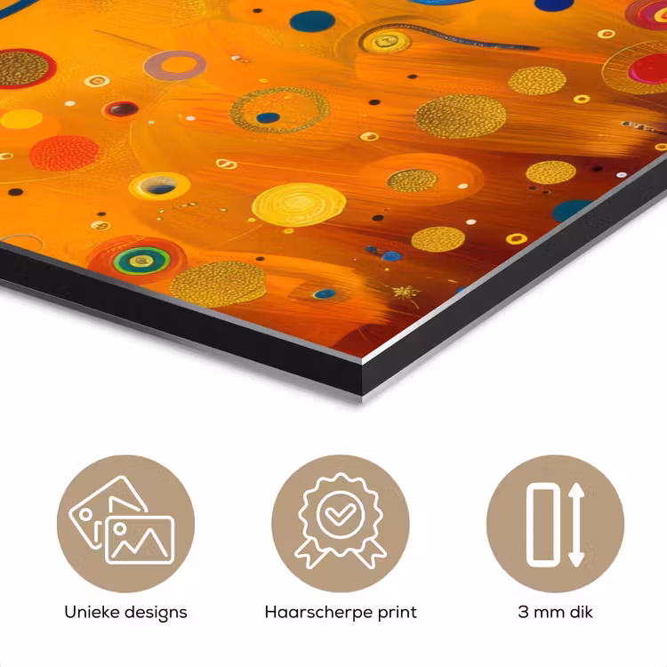 Abstract - Boom - Levensboom - Modern aluminium wit klein -closeup_NL