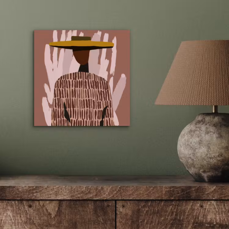 Abstract - Figuur - Illustratie - Hoed aluminium wit klein -sfeer2