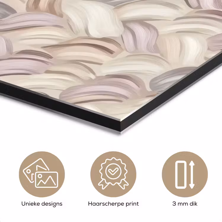 Abstract - Golvend - Pastel aluminium wit klein 46 -closeup_NL