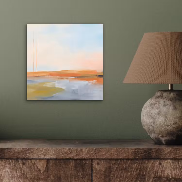 Abstract - Landschap - Horizon - Modern - Kleurrijk aluminium wit klein -sfeer2
