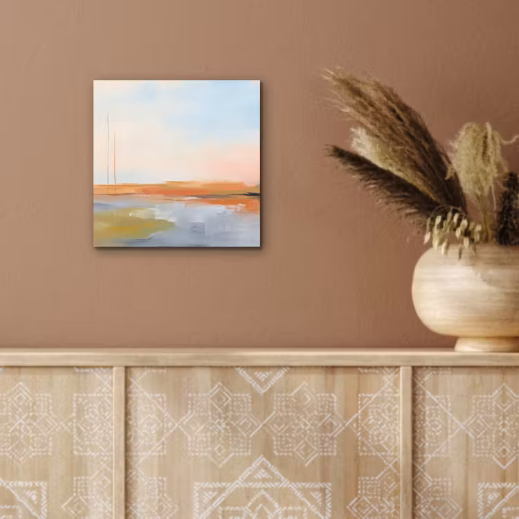 Abstract - Landschap - Horizon - Modern - Kleurrijk aluminium wit klein -sfeer4