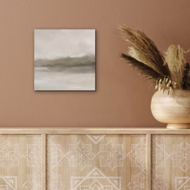 Abstract - Landschap - Nevel - Modern - Grijs aluminium wit klein -sfeer4