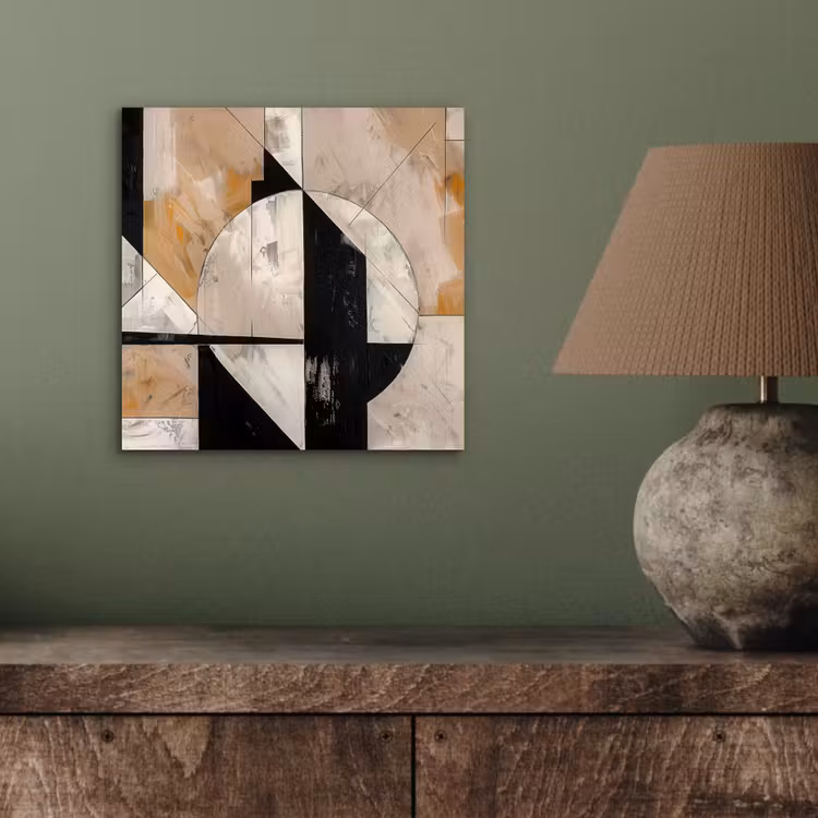 Abstract - Modern - Geometrisch - Pastel aluminium wit klein -sfeer2