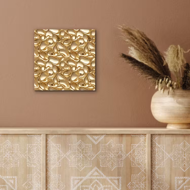 Abstract - Modern - Goud aluminium wit klein 46 -sfeer4