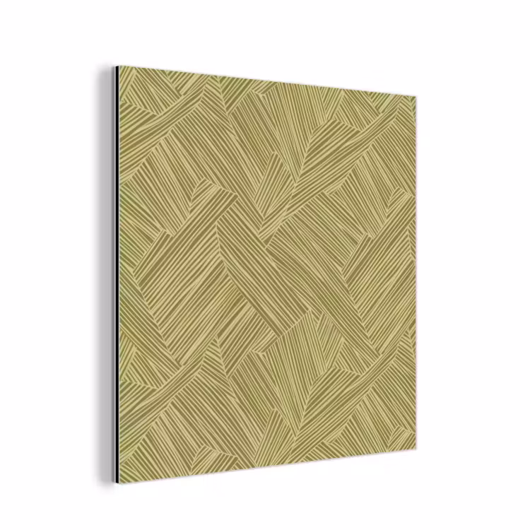 Abstract - Modern - Groen aluminium wit klein 46 -3d