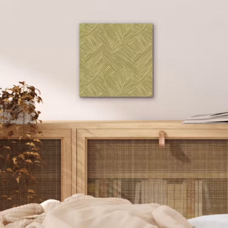 Abstract - Modern - Groen aluminium wit klein 46 -sfeer3