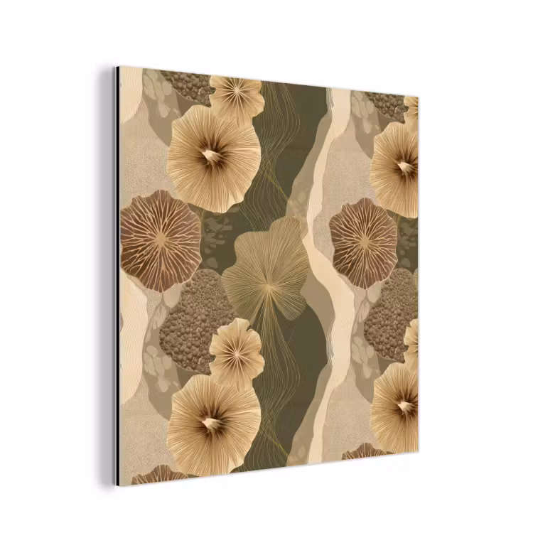 Abstract - Modern - Groen aluminium wit klein 46 -3d