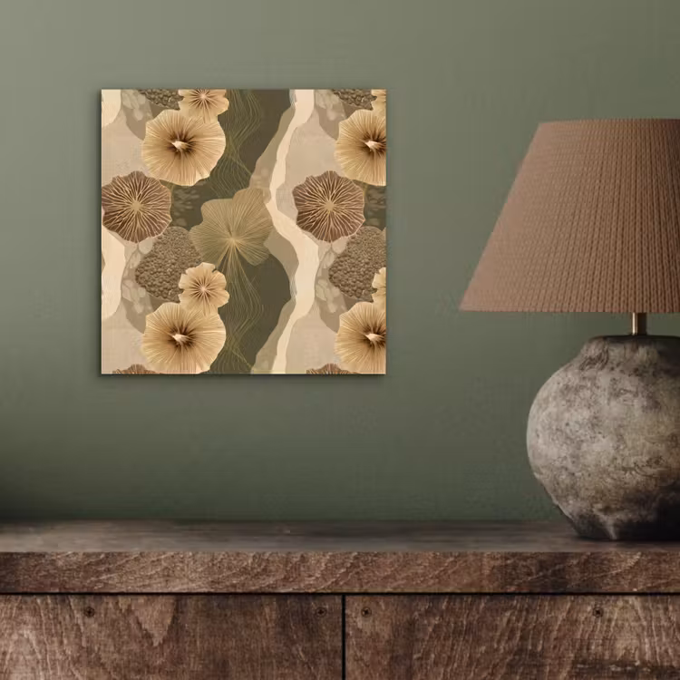 Abstract - Modern - Groen aluminium wit klein 46 -sfeer2