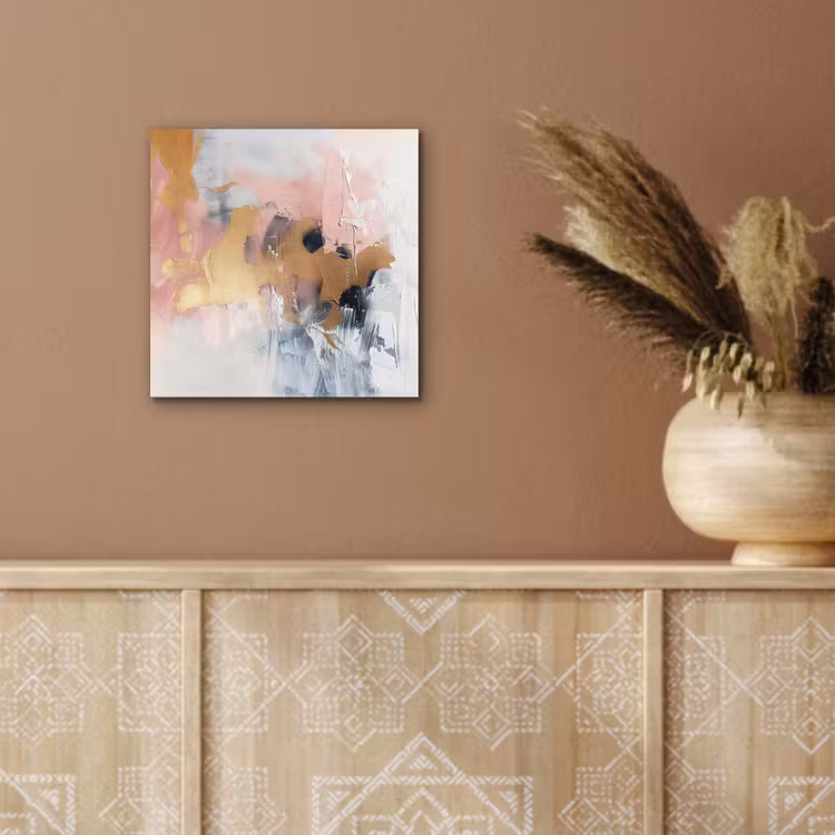 Abstract - Pastel kleuren - Goud - Modern - Aesthetic aluminium wit klein -sfeer4