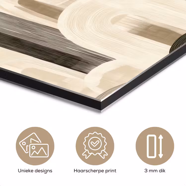 Abstract - Patroon - Bogen aluminium wit klein 46 -closeup_NL