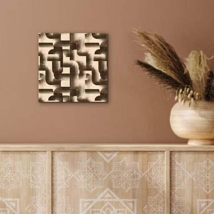 Abstract - Retro - Zwart aluminium wit klein 46 -sfeer4