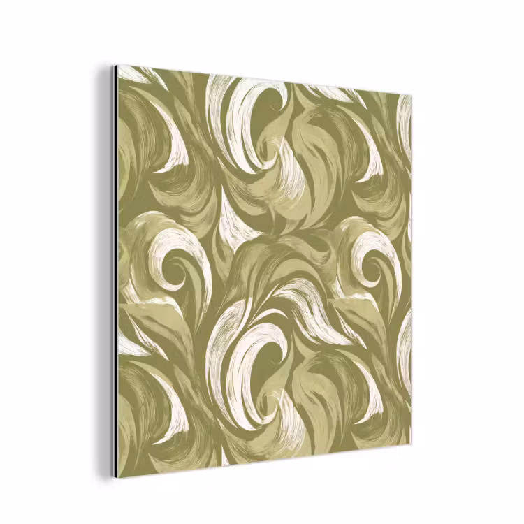 Abstract - Textuur - Groen aluminium wit klein 46 -3d