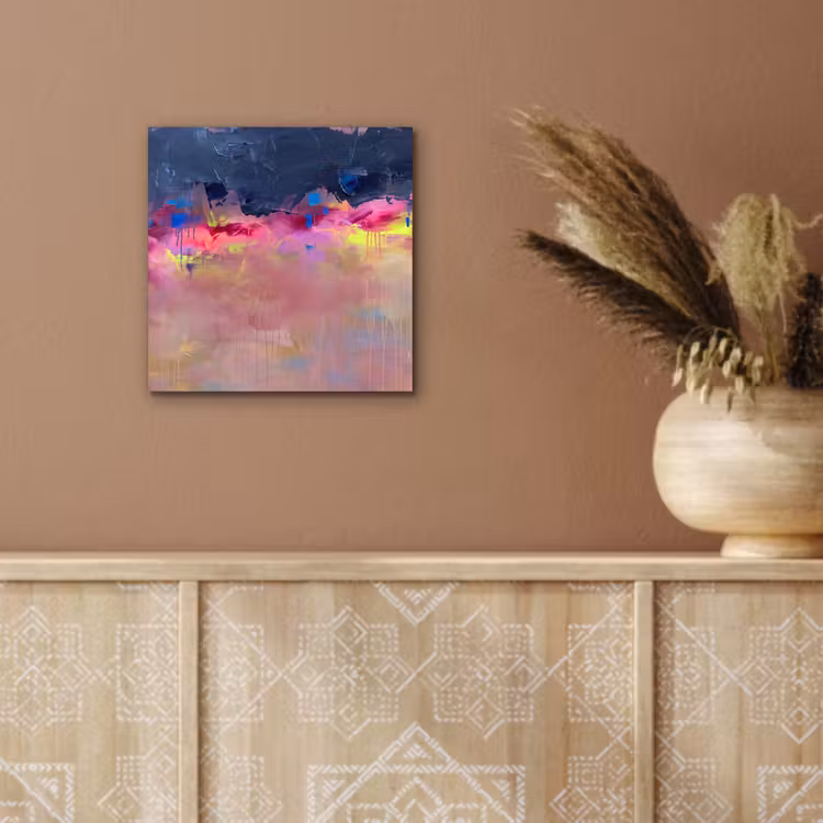 Abstract - Textuur - Kleuren - Modern - Roze aluminium wit klein -sfeer4