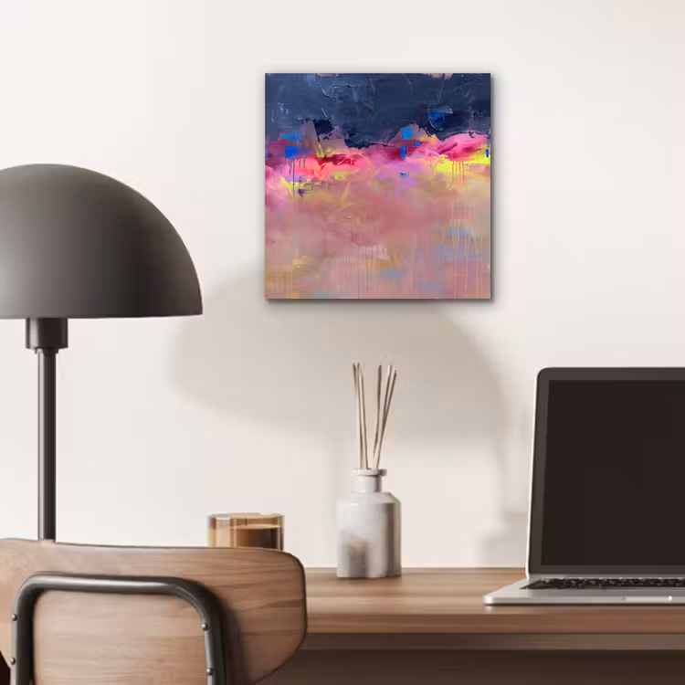 Abstract - Textuur - Kleuren - Modern - Roze aluminium wit klein -sfeer5