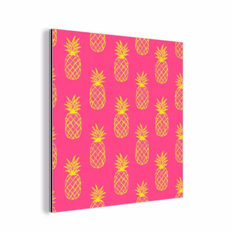 Ananas - Trendy - Roze aluminium wit klein 46 -3d
